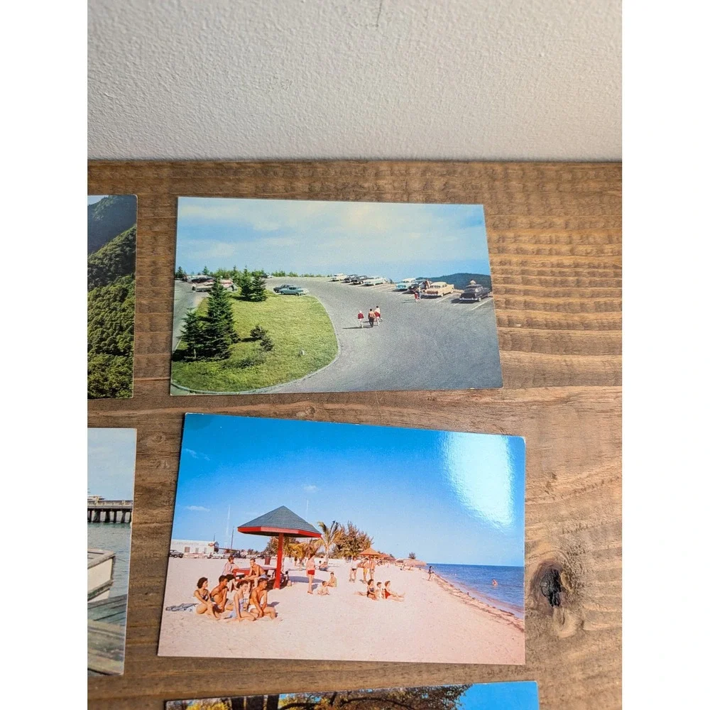 Vintage Unused Postcard Lot 11ct Scenic Travel Florida Arizona Chrome Era Retro